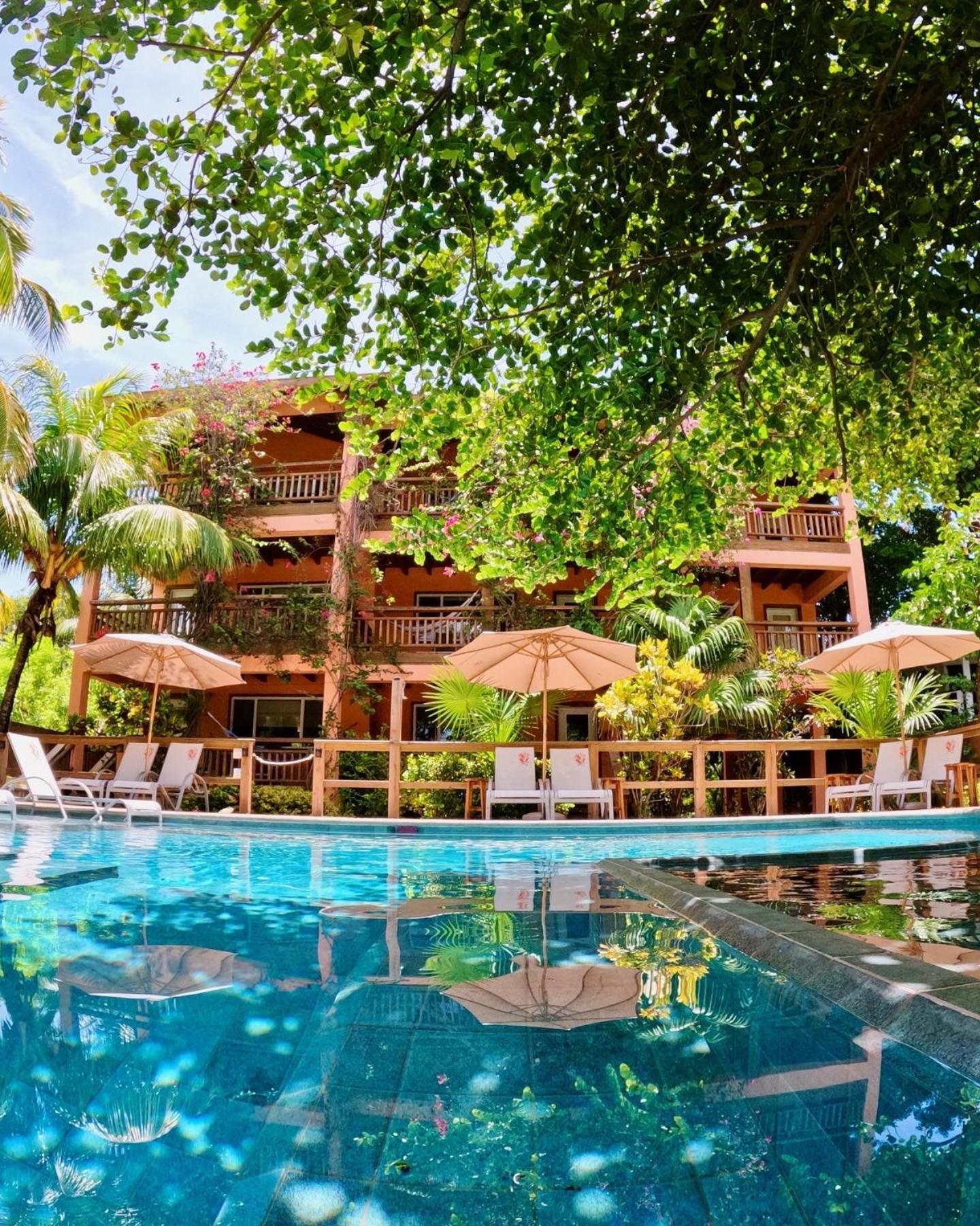 Hotel Posada Seremein Roatan West Bay Exterior foto